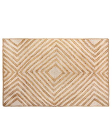 Tapis en tissu beige 200x140cm