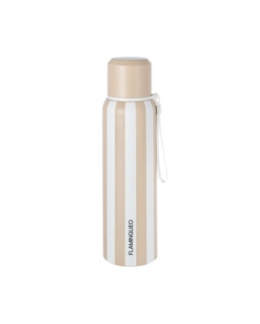 Gourde adulte isotherme 800ml avec poignée beige