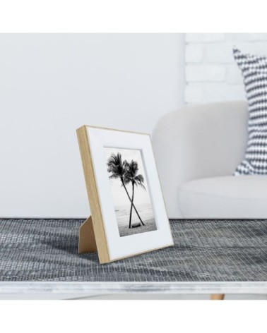 Cadre photo brut 10x15 cm résine recyclée