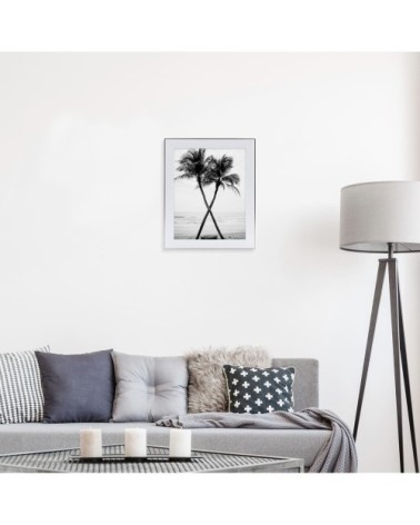 Cadre photo acier 20x30 cm résine recyclée