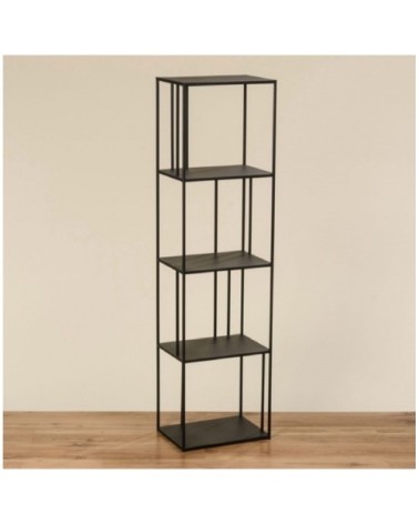 Étagère métal noir H140cm