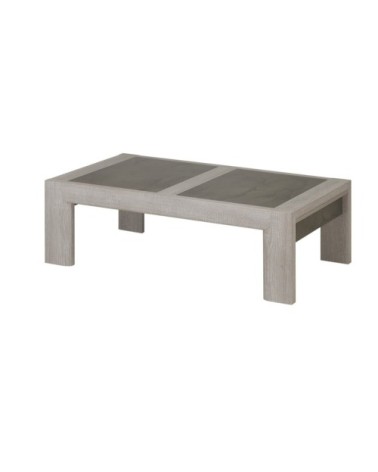 Table basse avec plateau extensible L120cm - Marron