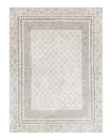 Tapis Scandinave Bohème - Gris et Beige - 200x275cm