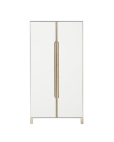 Armoire 2 portes Enfant - Blanc 101 x H194 cm