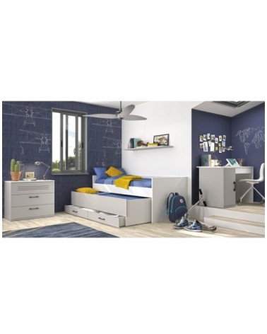 Commode 3 tiroirs blanche Enfant - 85 x H73 cm