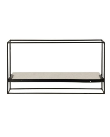 Etagere Murale 1 niveau en marbre blanc - L 65cm