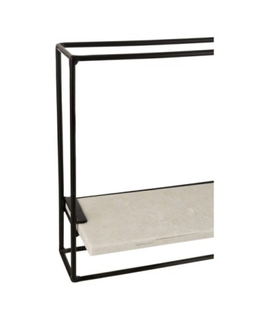 Etagere Murale 1 niveau en marbre blanc - L 65cm