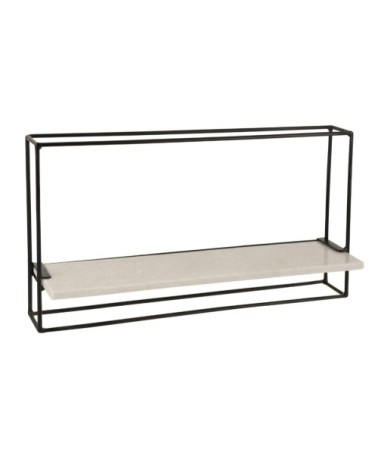 Etagere Murale 1 niveau en marbre blanc - L 65cm