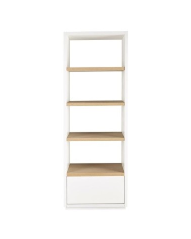 Colonne de rangement blanche