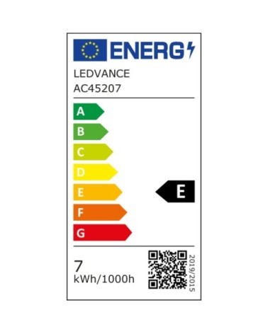 Ampoule LED E27 60W claire, coloris blanc chaud