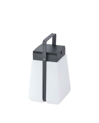 Lanterne d'extérieur LED solaire polypropylène/aluminium