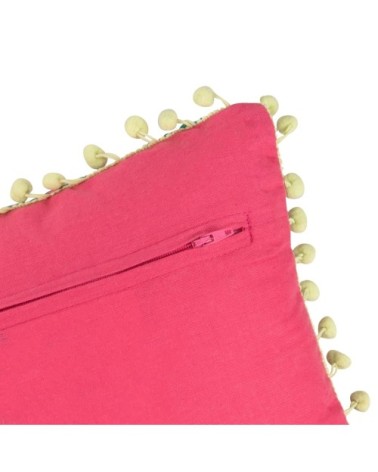 Coussin en coton multicolore 35x50