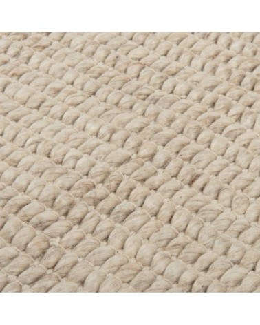 Tapis tissé beige 90x150