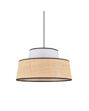 Suspension coton et raphia D38cm