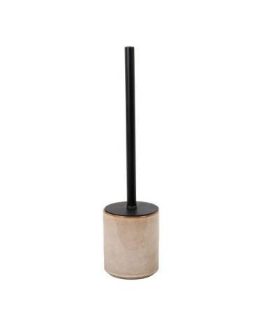 Brosse de toilette en grès grège