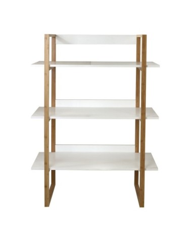 Etagère bambou 3 niveaux - Blanche