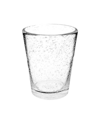 Gobelet en verre bullé