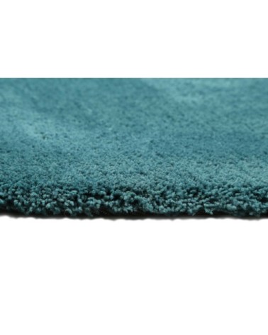 Tapis poils longs tufté doux vert émeraude 200x290