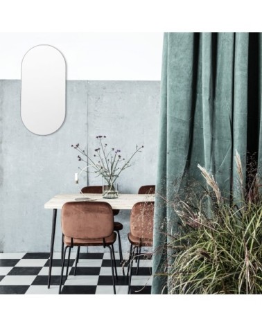 Miroir ovale 50x100