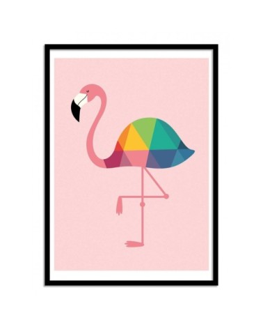 Affiche d'art avec Cadre bois noir - 50 x 70 cm