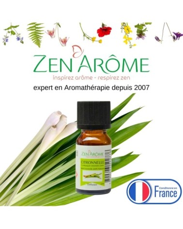 Huile essentielle citronnelle 10ml