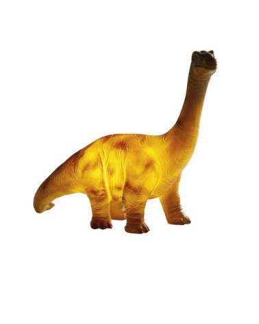 Lampe dinosaure marron