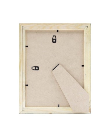 Cadre photo rouge 18x24 cm bois massif fsc