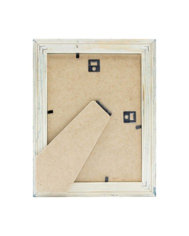 Cadre photo bleu 13x18 cm bois massif fsc