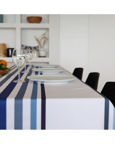 Nappe enduite bleu 160x160