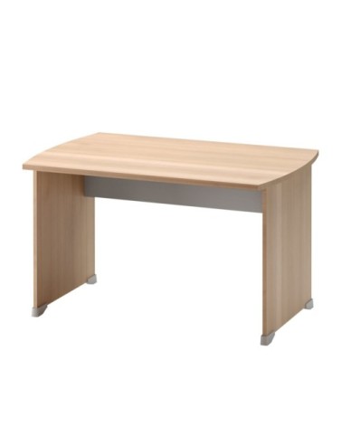 Table de bureau avec patins - Marron clair