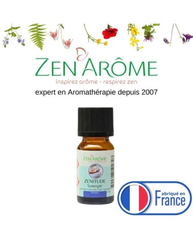 Synergie d'Huiles Essentielles Zenitude - flacon en verre - 10 ml