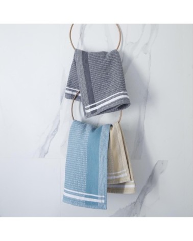 Serviette de bain en coton caviar 90 x 150