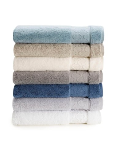 Carré visage en coton glacier 30 x 30