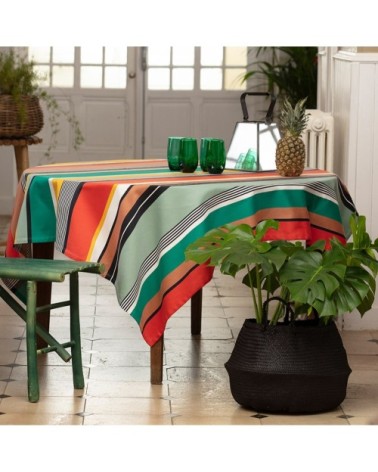 Nappe enduite multicolore 160x300