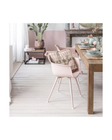 Table basse bois et métal minimaliste