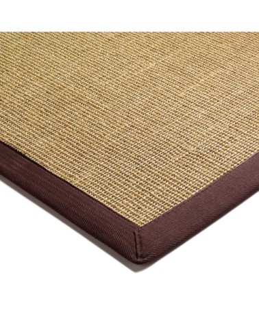 Tapis en Fibre végétale Marron chocolat 200x300 cm