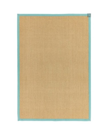 Tapis en Fibre végétale Bleu ciel 120x180 cm