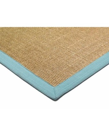 Tapis en Fibre végétale Bleu ciel 200x300 cm