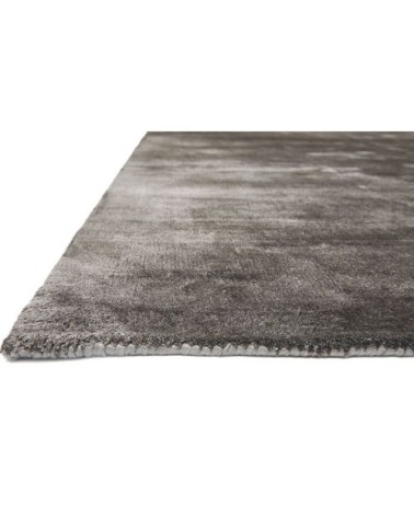 Tapis luxe designer en Viscose Gris foncé 120x170 cm