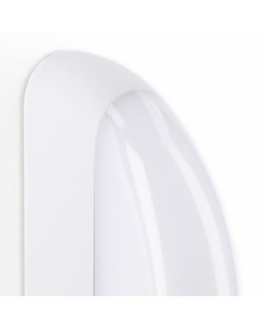 Applique d'extérieur en métal blanc