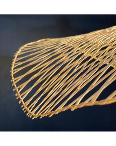 Suspension en bambou tressé D100