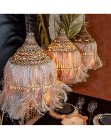 Suspension en feuilles d'abaca