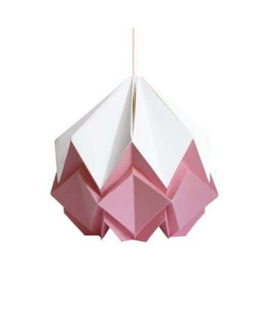 Suspension origami bicolore en papier taille S