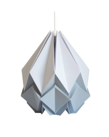 Suspension origami bicolore en papier taille L