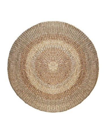 Tapis rond naturel en posidonie ?120cm