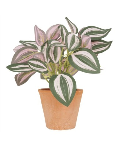 Plante tradescantia artificielle en pot 20cm