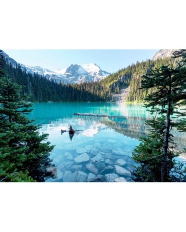 Tableau sur toile lac turquoise 45x65cm