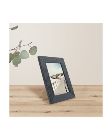 Cadre photo noir 10x15 cm bois reconstitué fsc