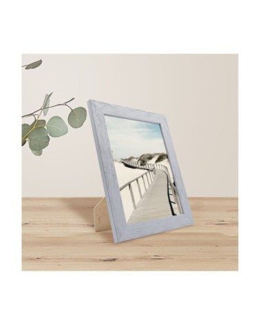 Cadre photo gris 18x24 cm bois reconstitué fsc