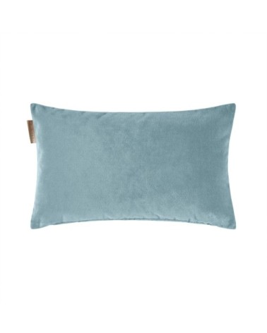 Housse de coussin bleu 28x47 cm